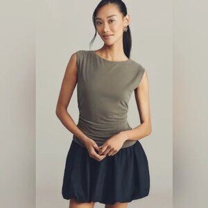 BY ANTHROPOLOGIE BUBBLE TWOFER MINI DRESS